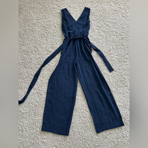 NWT LOFT Women’s XS Navy Blue Jumpsuit - Picture 2 of 5